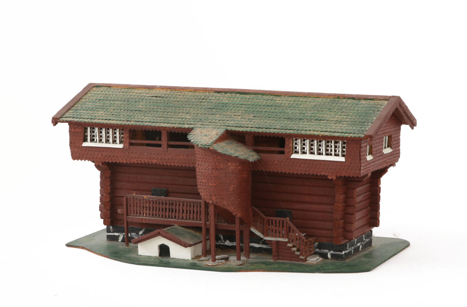 Modellhus av Ornässtugan