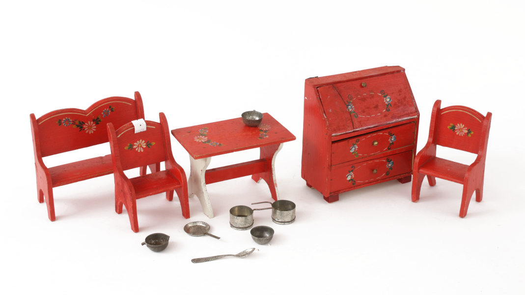 Parti dockhusinredning, 1900-talets första hälft