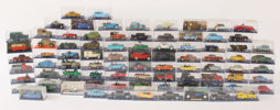 Modellbilar 83st, mestadels "Tintin"