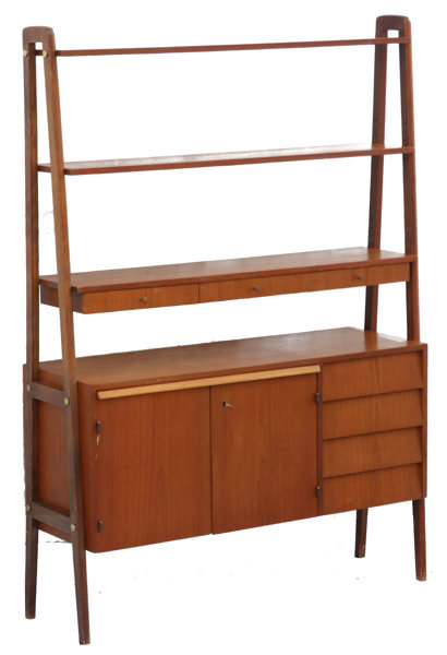 Bokhylla, 1950/60-tal