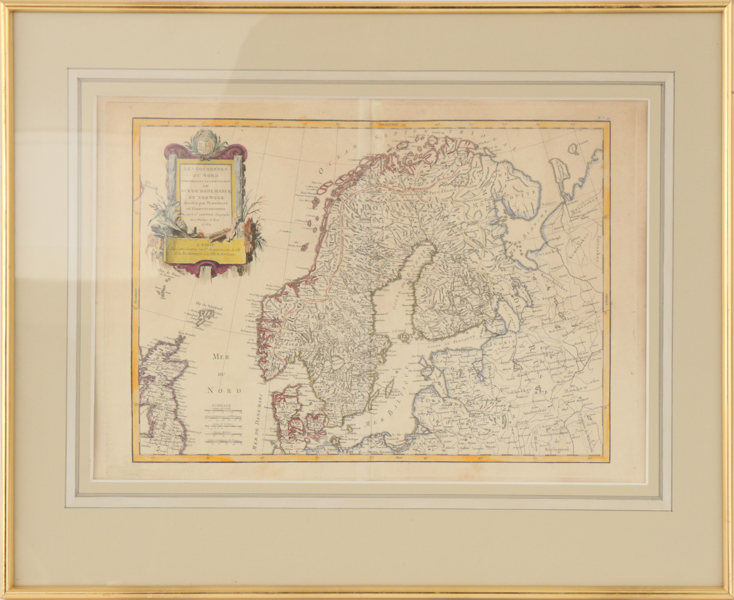 Karta, " Les couronnes du nord", Janvier, Paris, 1762