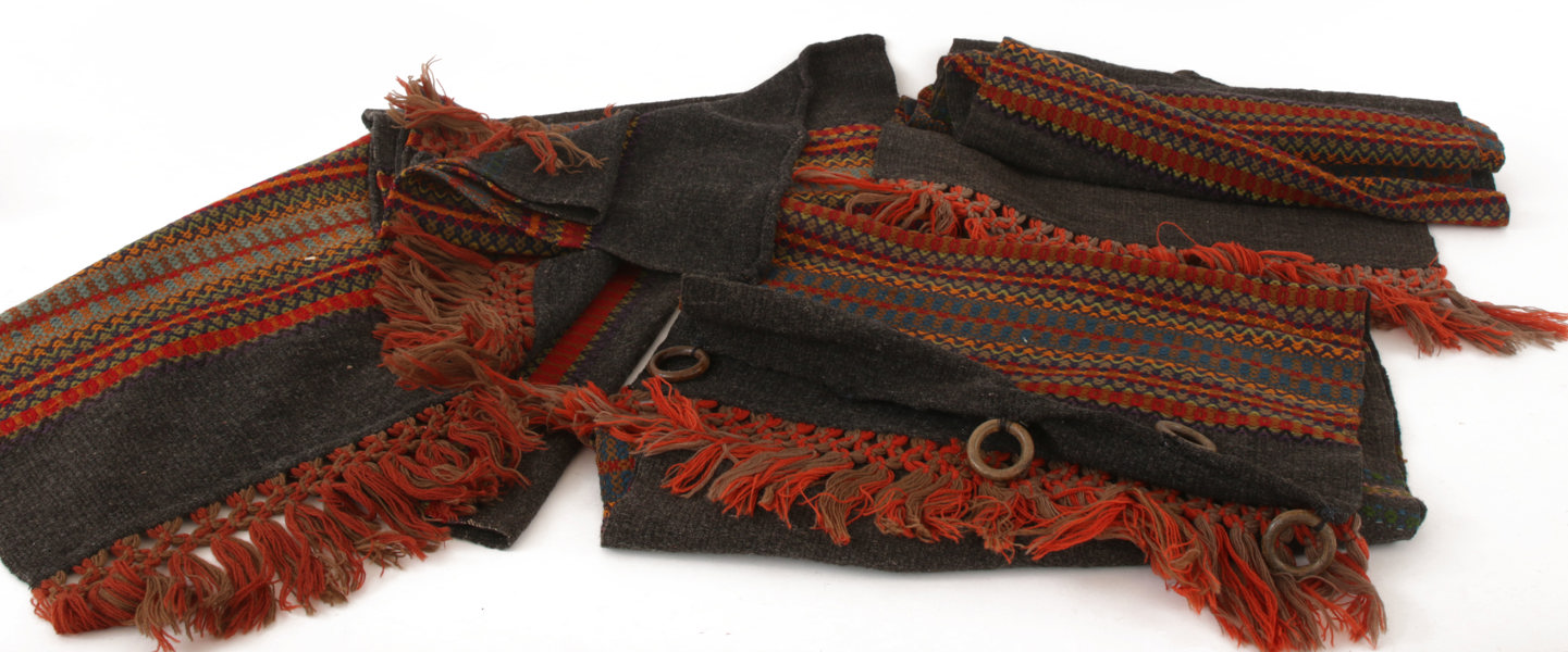 Panelgardiner 4st, allmoge, 1900-talets första hälft