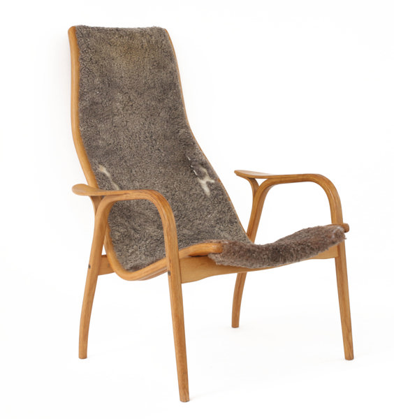 Fåtölj, "Lamino", Yngve Ekström för Swedese, daterad 1966