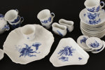 Servisdelar, "Blå blomster", Royal Copenhagen