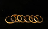 Guldringar 3st