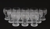 Glas på fot 12st, "Kekkerit", Iittala