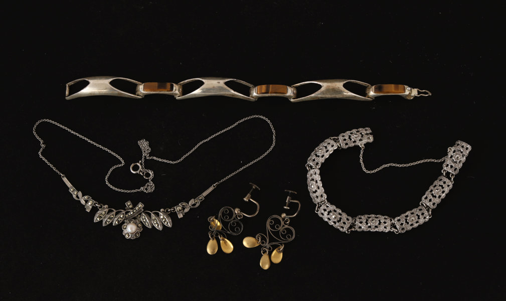 Silversmycken 5 delar