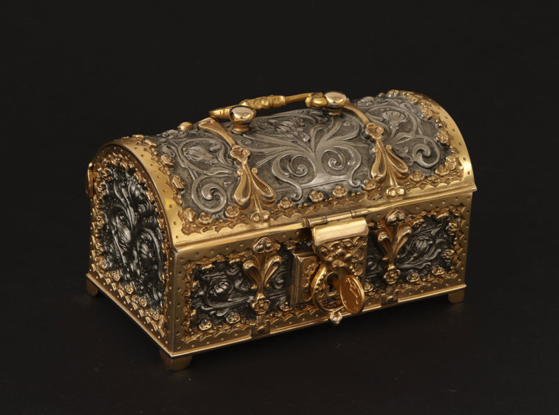 Skrin med lock, Erhardt und Sohne, Tyskland, 1900-tal