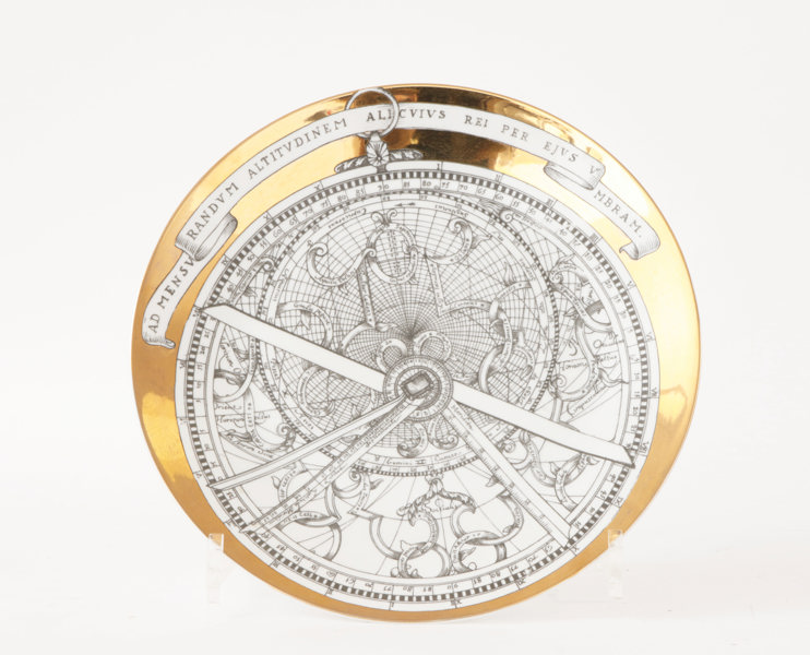 Tallrik, "Astrolabio", Piero Fornasetti, Italien