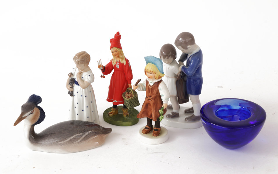 Glas och keramik 6 delar