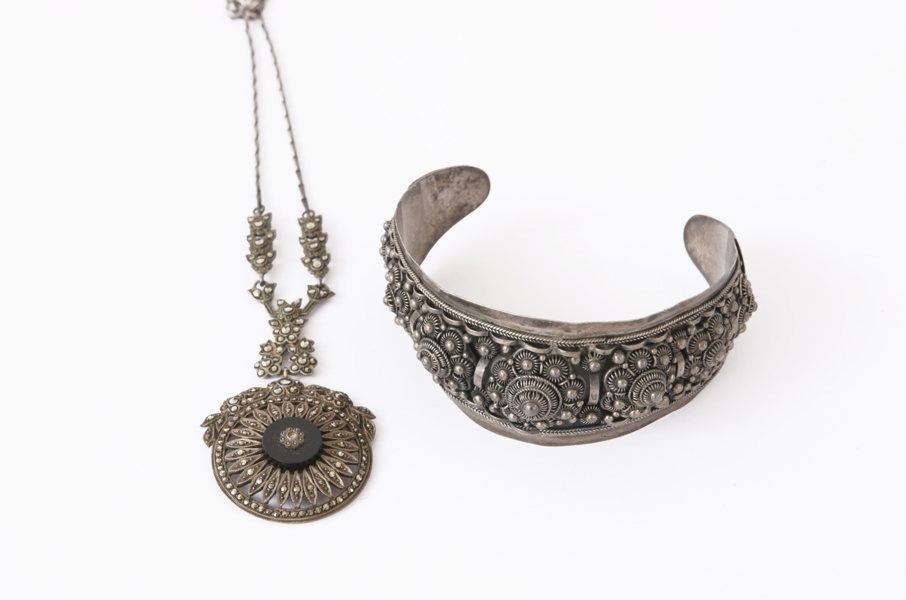 Smycken 2 delar, sterlingsilver