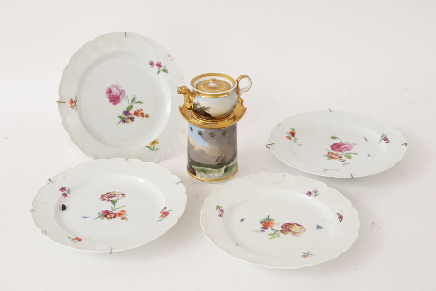 Porslin 5 delar, 1800-talets första hälft