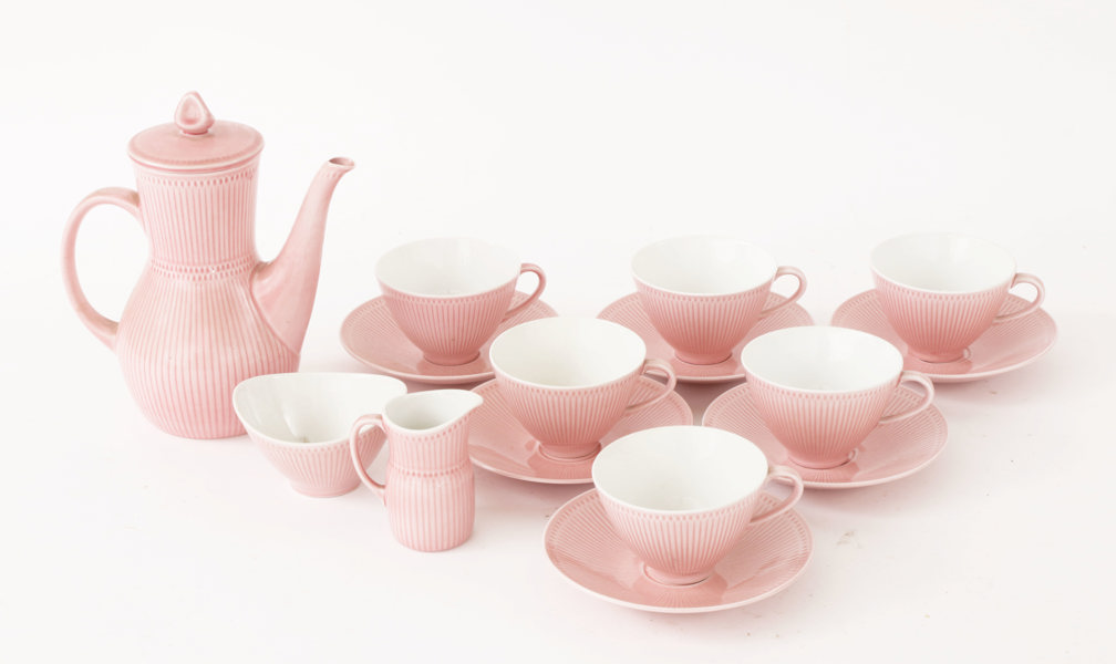 Kaffeservis, "Rosmarin", Hertha Bengtsson för Rörstrand