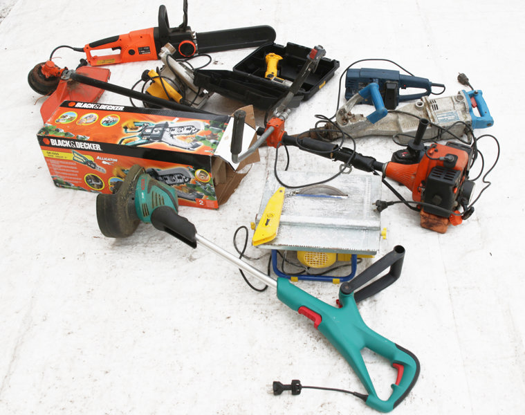 Parti verktyg och maskiner