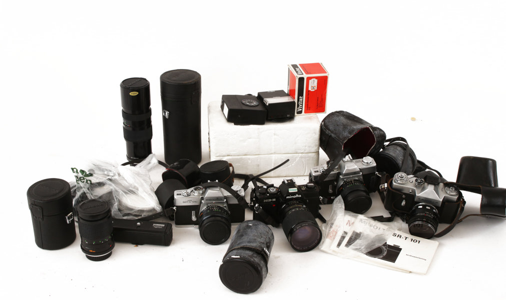Parti kameror och tillbehör