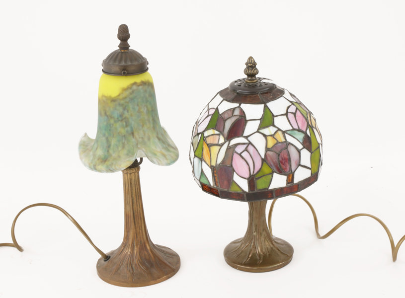 Bordslampor 2st, 1900-talets slut