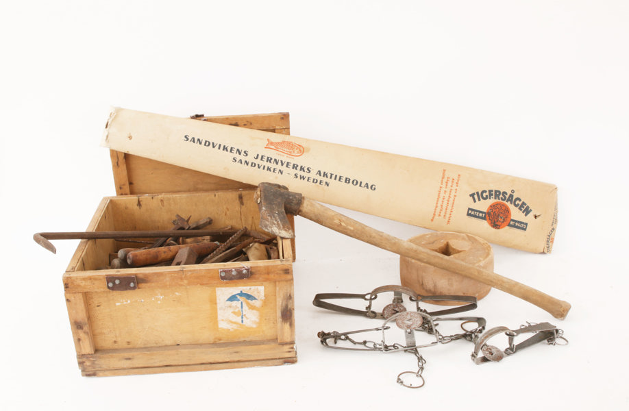 Parti verktyg, redskap, m.m.