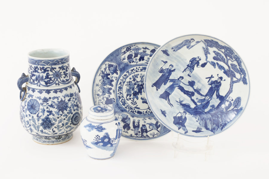 Porslin 4 delar, Kina, samtida