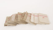 Handdukar i linne 20st