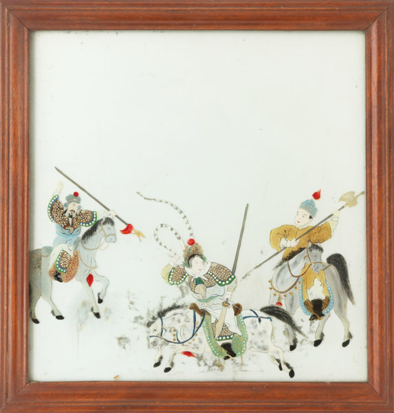 Glasmålning, Kina, 18/1900-tal