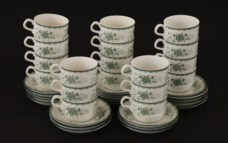 Teservisdelar, "Grön Anna", Rörstrand