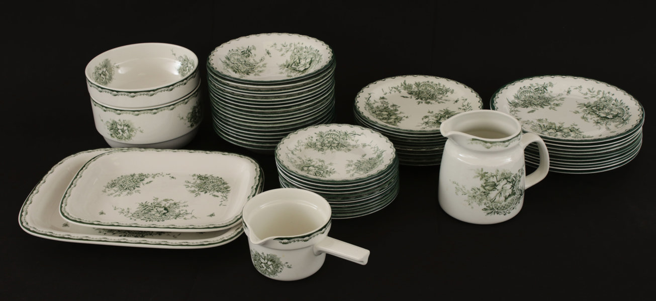 Matservis, "Grön Anna", Rörstrand