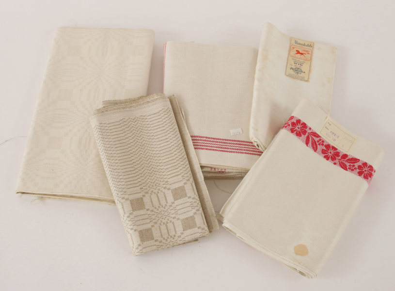 Linnetextil 5 delar, "Pomona", Almedahls