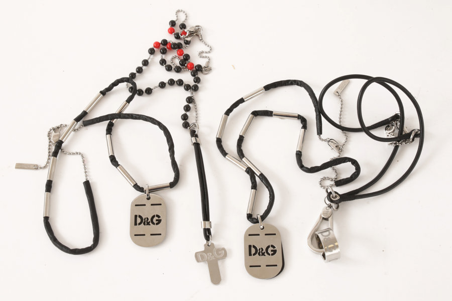 Halsband med hängen 4st, Dolce Gabbana
