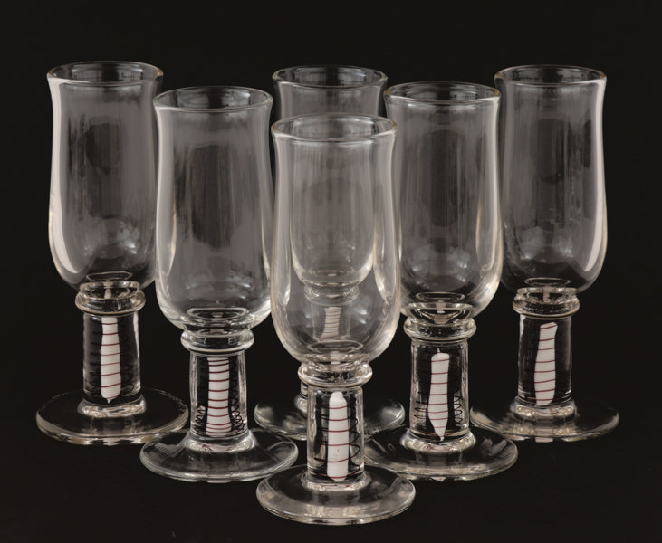 Ölglas 6st, Erik Höglund, Rovne, daterade 1992