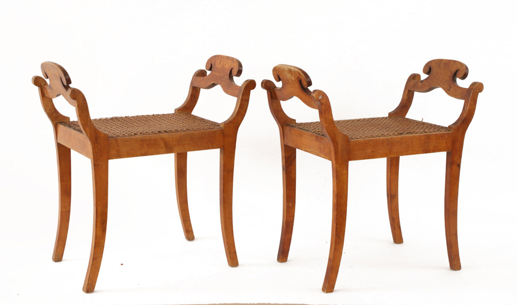 Taburetter ett par, 1800-talets andra hälft