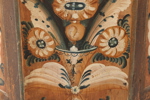 Vägghörnskåp, allmoge, Dalarna, daterat 1802