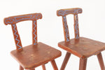 Stolar ett par, allmoge, 1800-tal