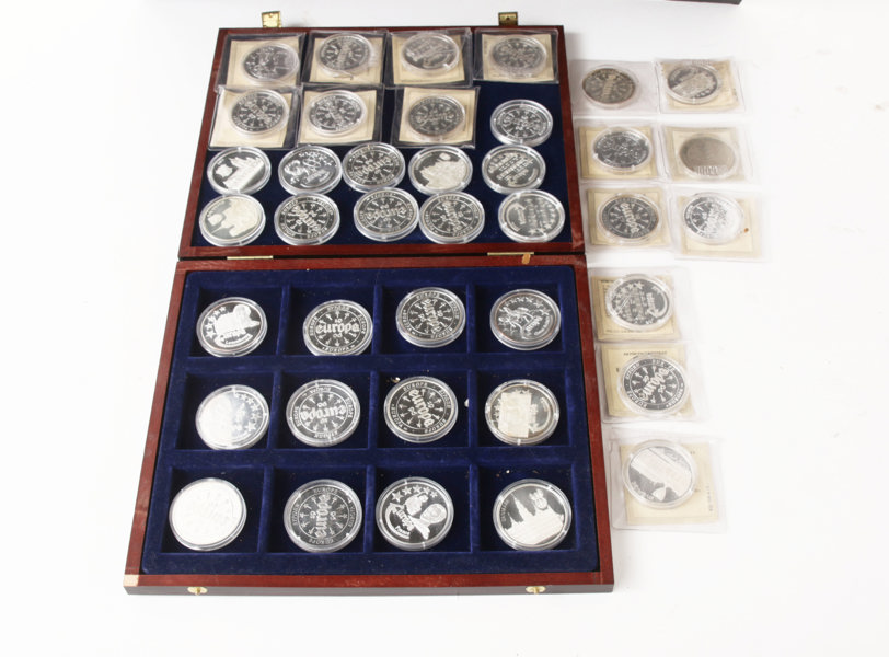 Silvermedaljer 36st, Europa