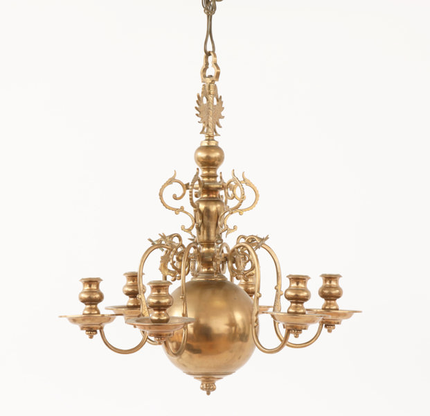 Ljuskrona, barockstil, 1900-tal