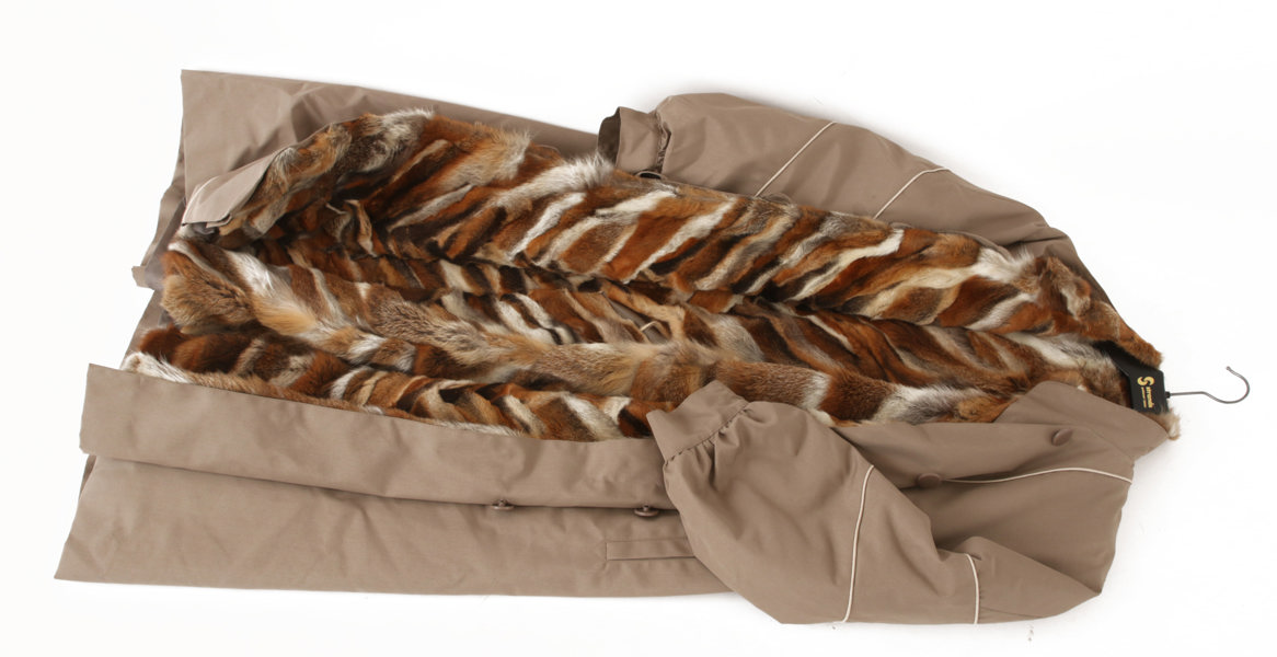 Kappa med pälsfoder