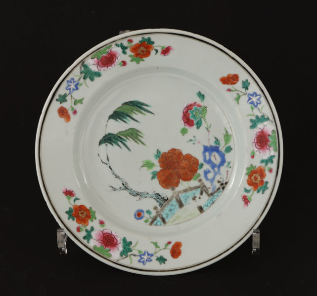 Tallrik, Kina, Qianlong, 1700-tal