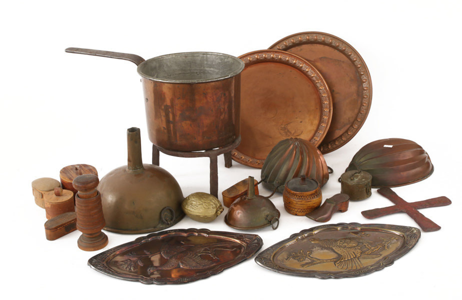 Parti metallföremål