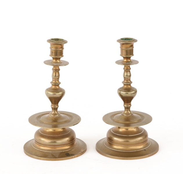 Ljusstakar ett par, Thors Hammars Bruk, omkring år 1900