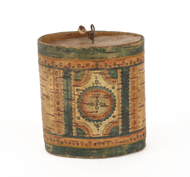 Näverburk, allmoge, daterad 1894