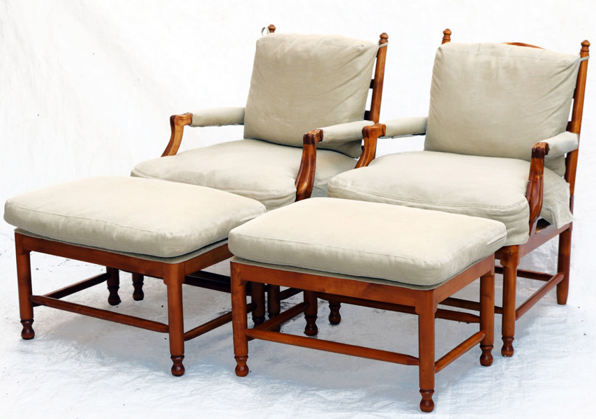 Fåtöljer ett par, Gripsholmsmodell, 1900-tal