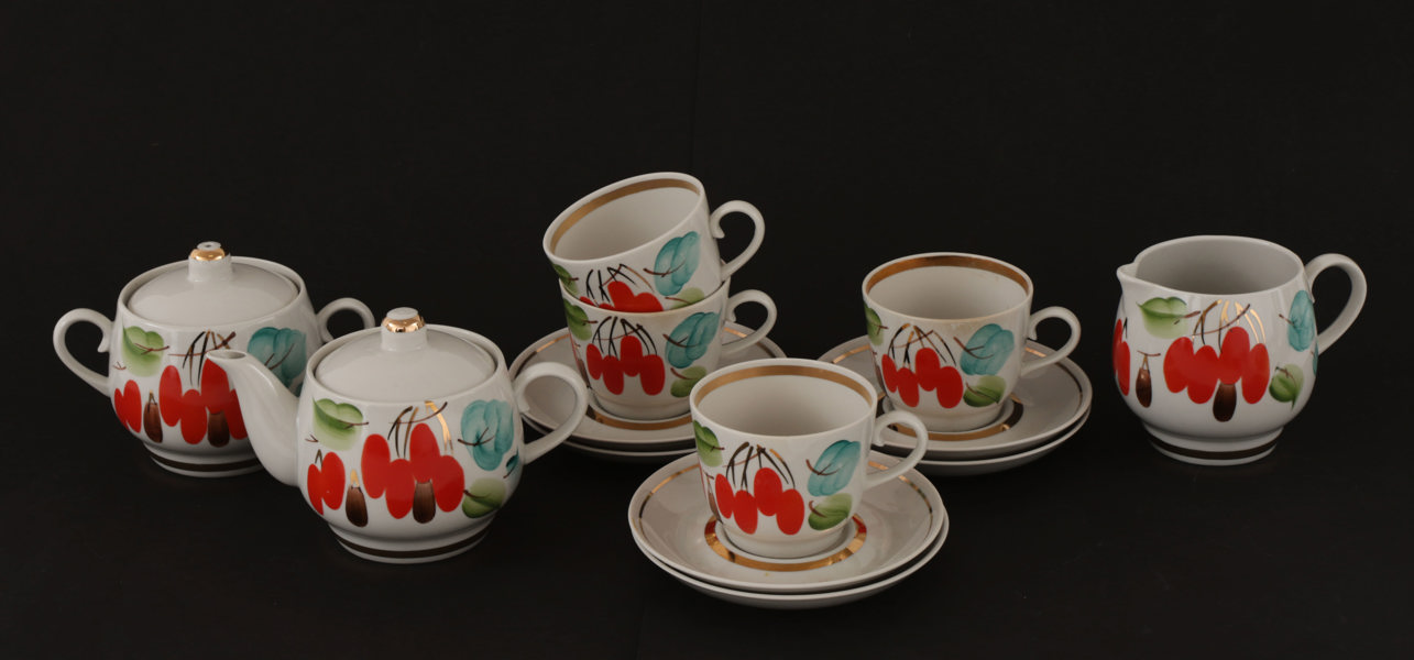 Teservisdelar, Ryssland, 1900-talets andra hälft