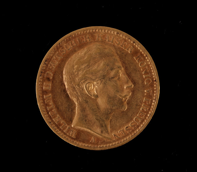 Guldmynt, 20 mark, Wilhelm II, 1896