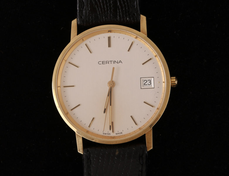 Herrarmbandsur, Certina, 18k