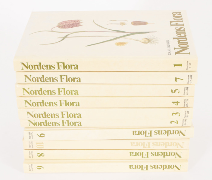 10 band, "Nordens flora", 1970-tal