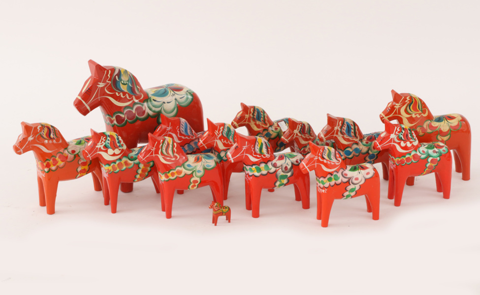 Dalahästar 14st, 1900-talets andra hälft