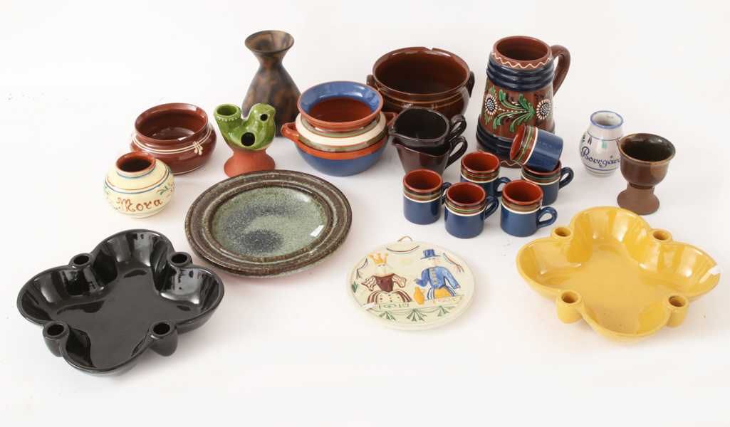 Parti lergods, mestadels Nittsjö