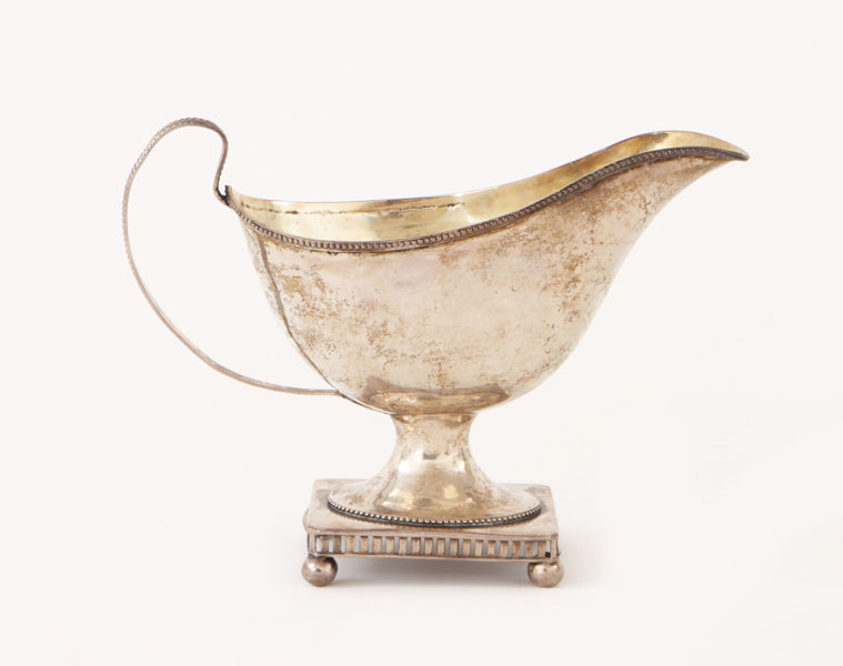 Såskanna, silver, sengustaviansk, 1800-talets början
