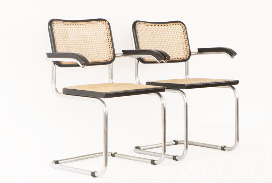 Karmstolar ett par, 1900-talets andra hälft