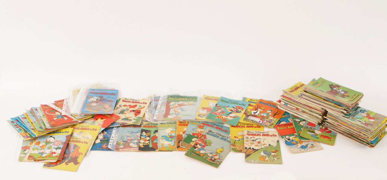 Parti serietidningar, Kalle Anka & co., 1950/60-tal
