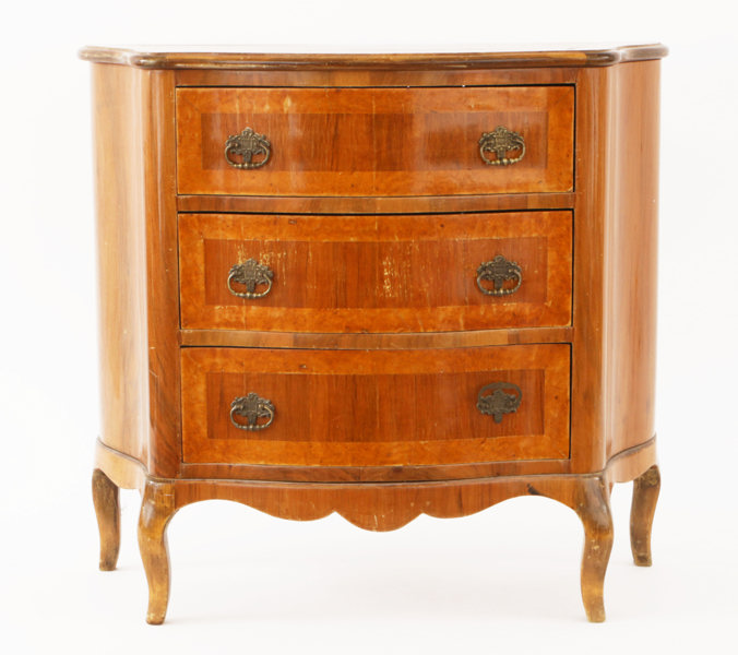 Byrå, rokokostil, omkring år 1900